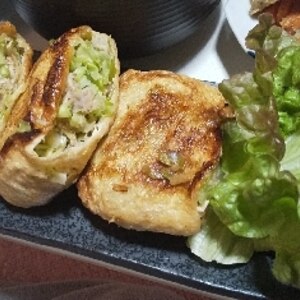 簡単油揚げ餃子